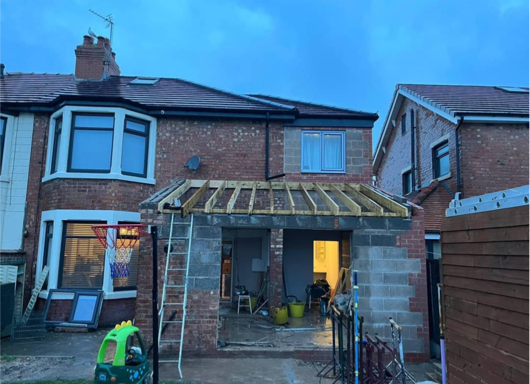 Rear extension & roofing